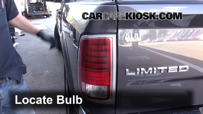 2015 Ram 1500 Laramie Longhorn 3.0L V6 Turbo Diesel Lights Tail Light (replace bulb)